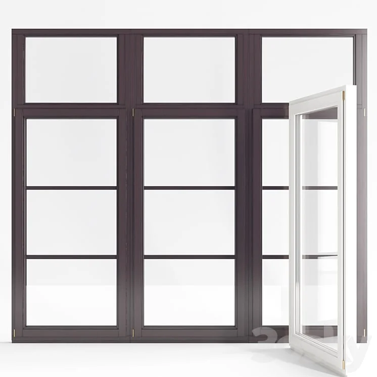 Wooden double-glazed windows